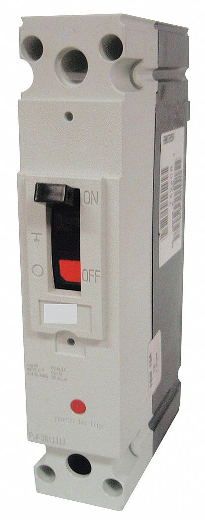 GE, 15 A Amps, 100kA at 240/277V AC, Molded Case Circuit Breaker
