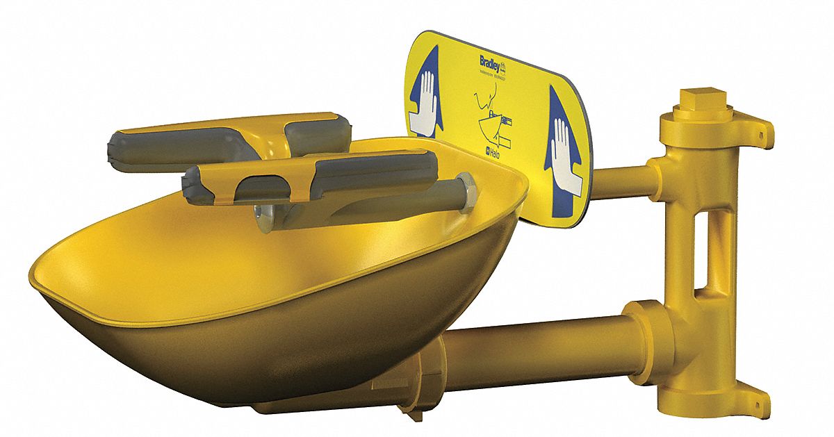 BRADLEY Bradley S19224FW Bradley Eye/Face Wash Plastic Bowl, ABS