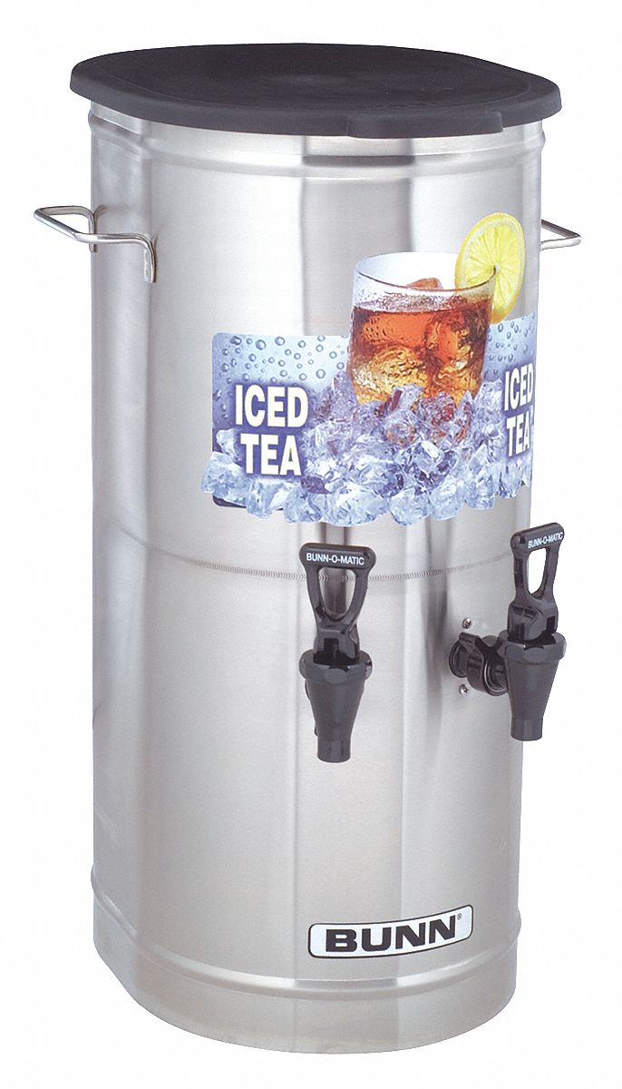 BUNN 2 gal Commercial Tea Concentrate Dispenser, Stainless Steel