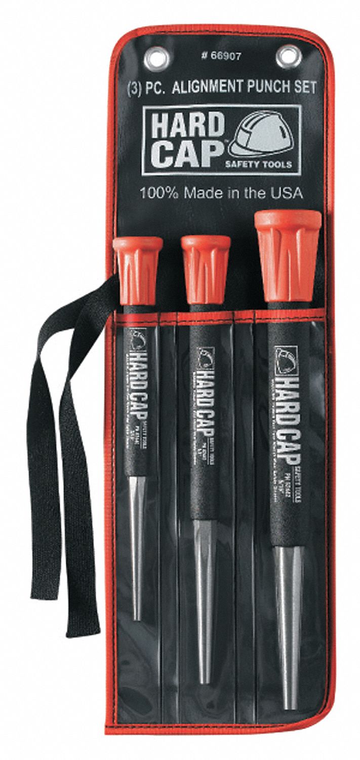 MAYHEW 12 in CV Steel Alignment Punch Set; Number of Pieces 3 6DKG0