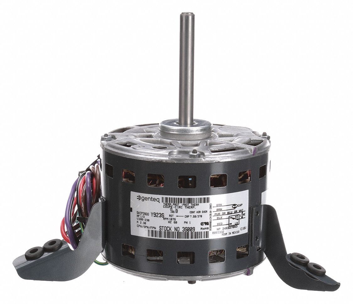GENTEQ, Goodman OEM Repl, 1/3 HP, Direct Drive Blower Motor 6DLN0
