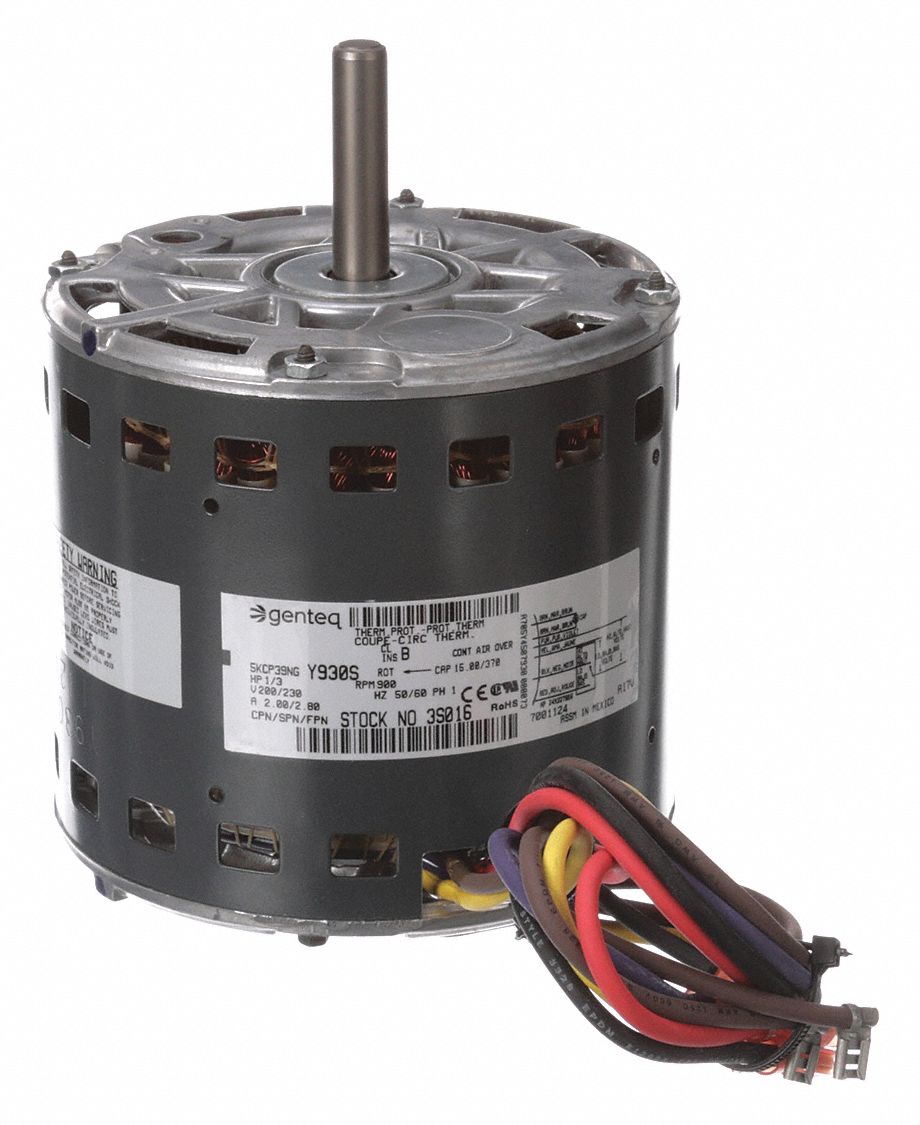 Ruud OEM Upgraded Replacement Air Conditioning Fan Motor 1/10 HP 208