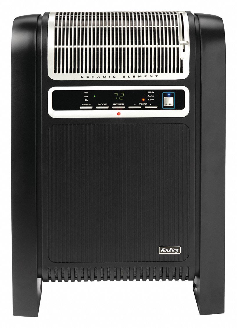 AIR KING Pedestal and Tower, Portable Electric Heater, 900W/1500W, 120V
