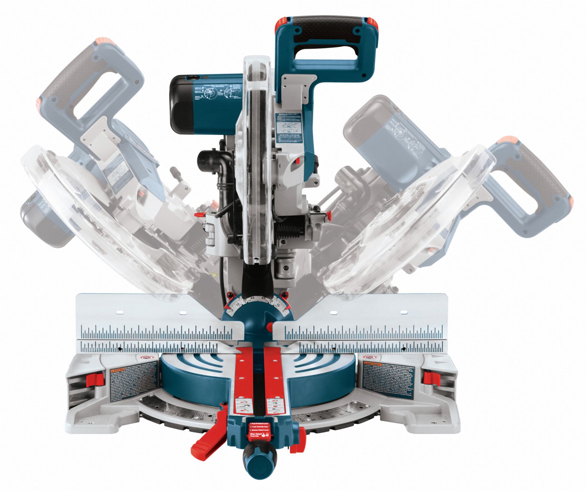 BOSCH Miter Saw: Sliding, 14 in Max. Cut Wd @ 0 Deg. Miter, 52° Left to