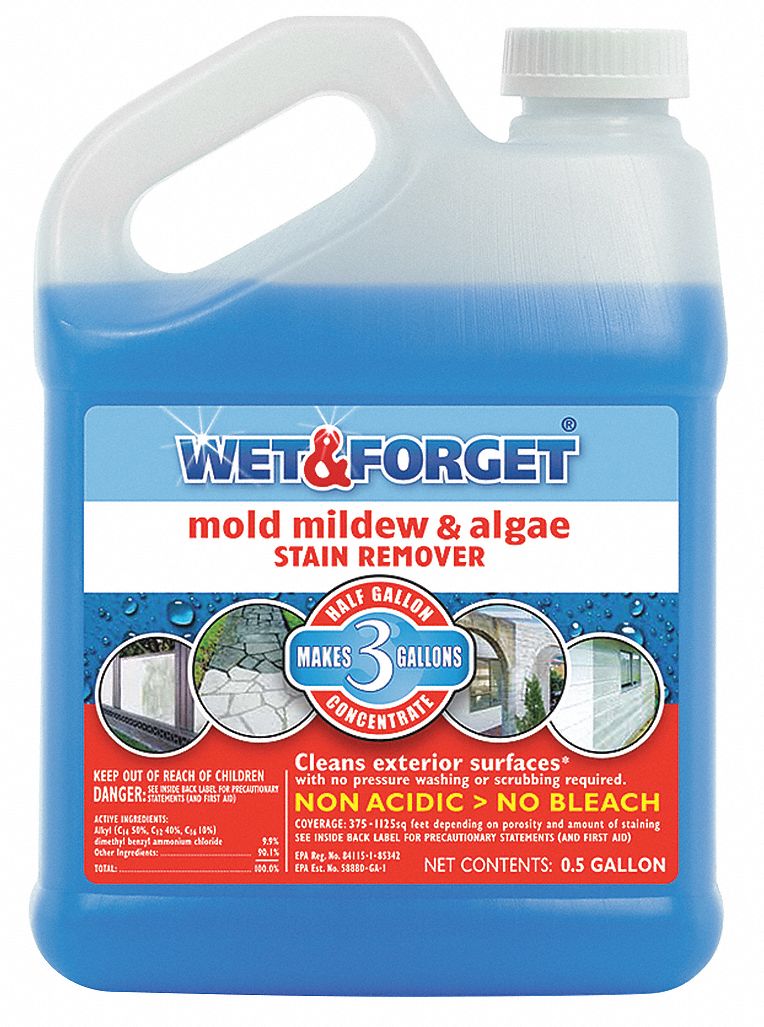 Wet And Algae, Mildew, Mold, Moss Remover, 0.50 gal