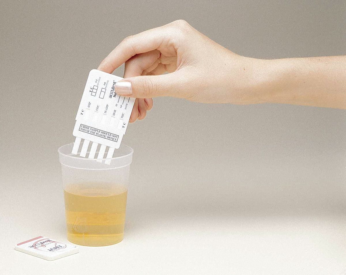 ACCUTEST Drug Test Card, Detects AMP, COC, MET, OPI, and TH; PK25