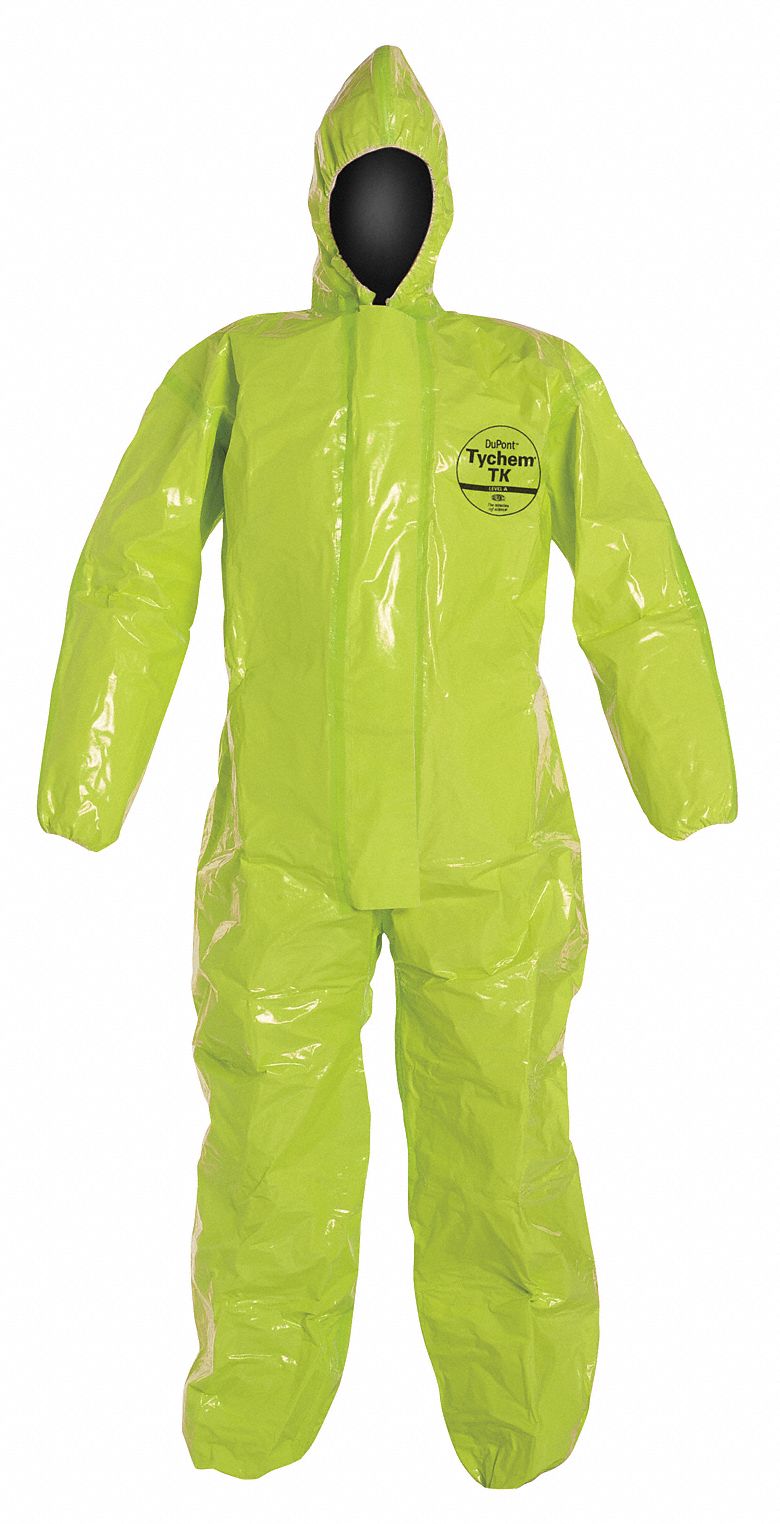 Hooded Chemical Resistant Coveralls, PK 2 Grainger