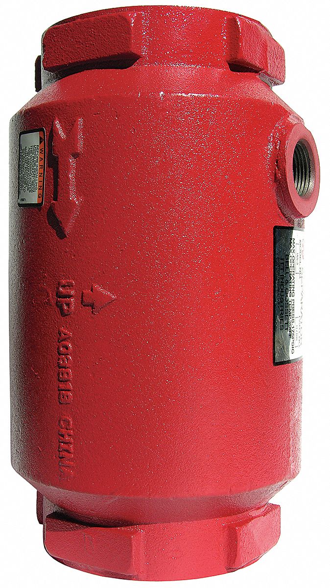 BELL & GOSSETT 175 psi Inline Air Separator, Cast Iron, 3 in NPT Inlet