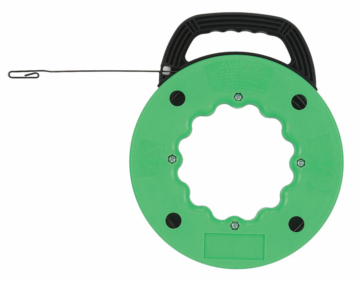 WESTWARD 50 ft. Fish Tape, Steel, 1/8" x 0.062" Tape Size, Flat Tape