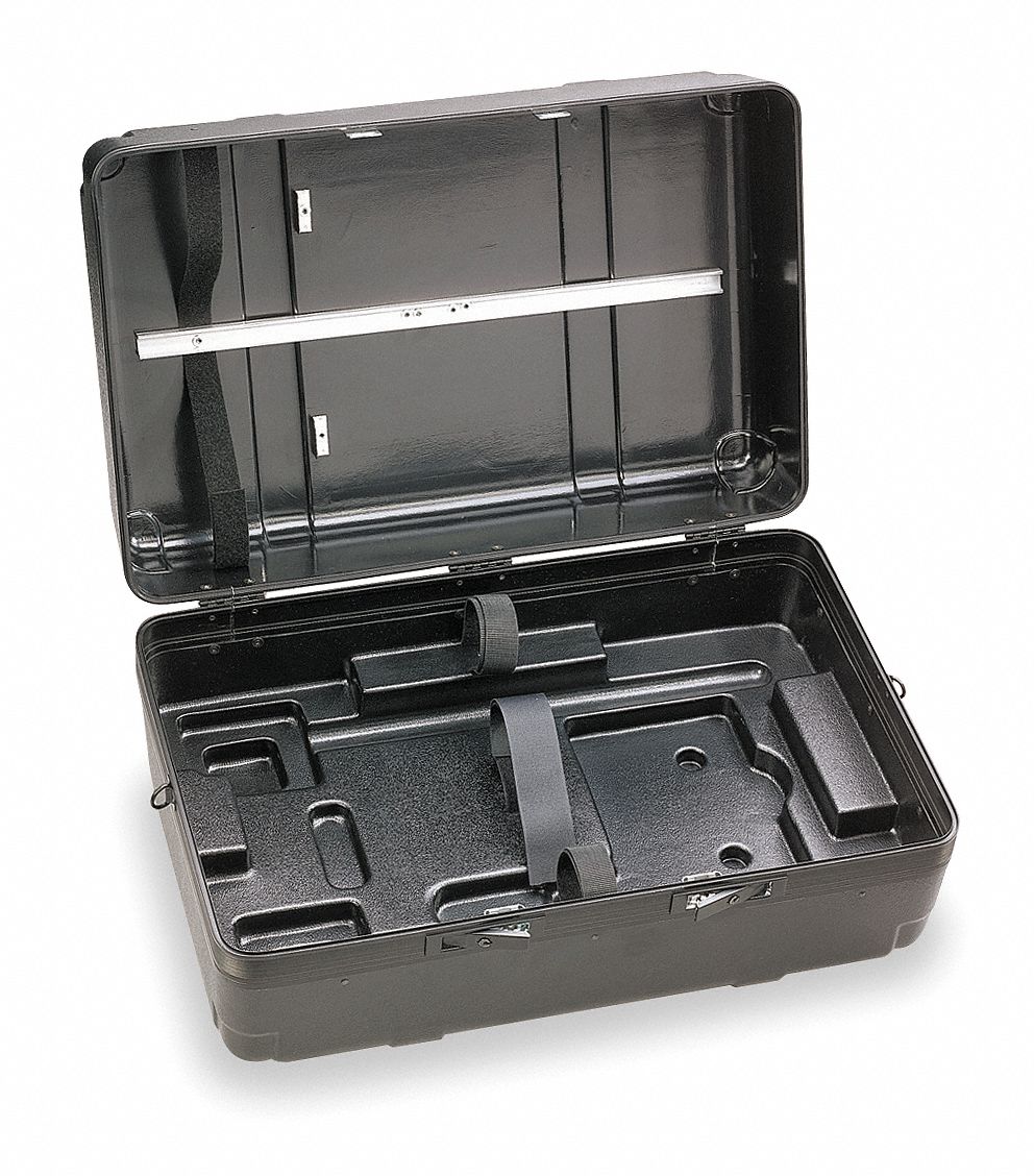PARKER Molded Plastic Carrying Case Plastic, 21 1/2 in Lg, 13 1/2 in Wd, 10 in Ht 6F583