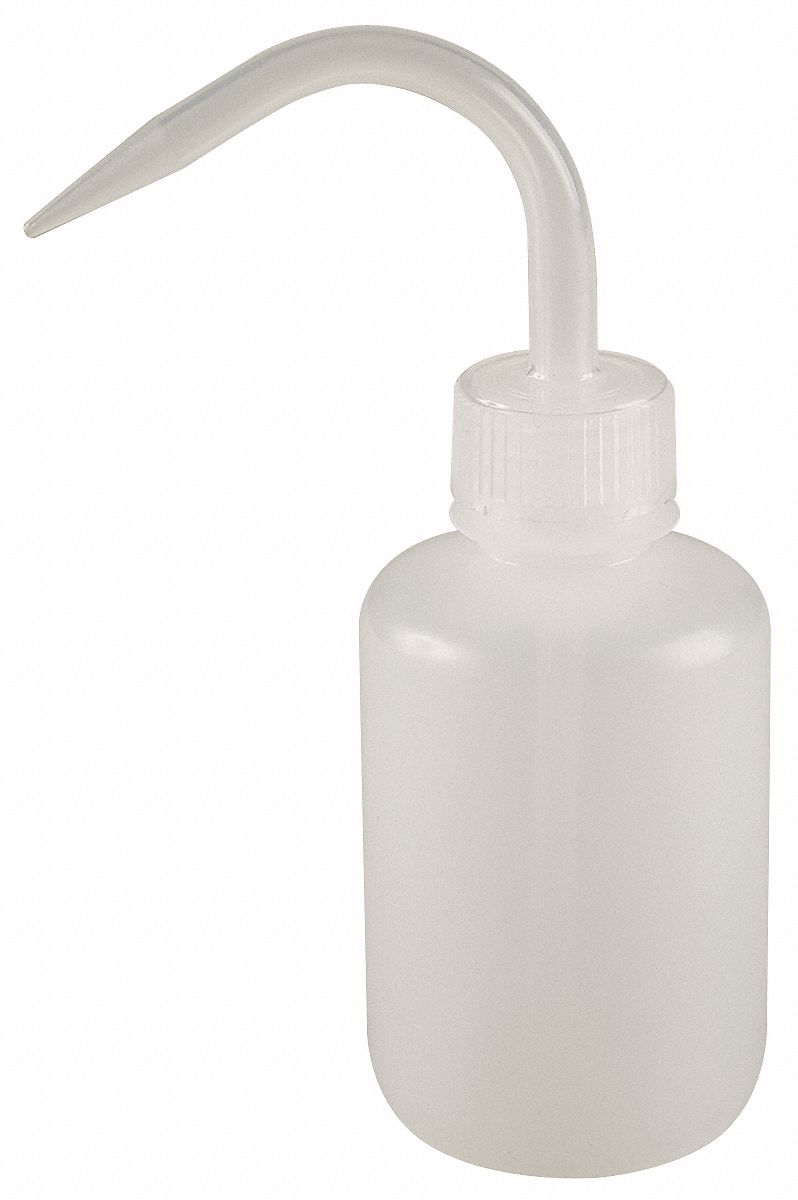 LAB SAFETY SUPPLY Wash Bottle 8 oz Labware Capacity English, 250 mL