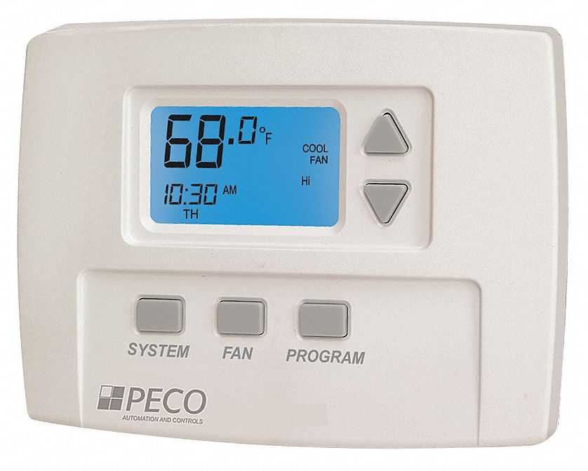 PECO Fan Coil Thermostat 6FFX4TA180001 Grainger