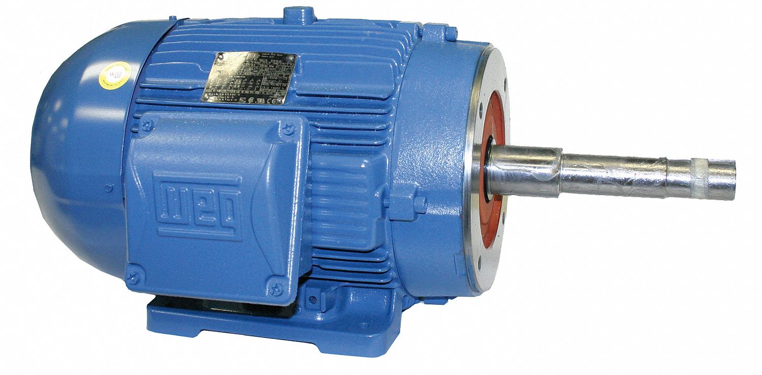 WEG CloseCoupled Pump Motor, 30 HP, 3Phase, Nameplate RPM 1,765, 284