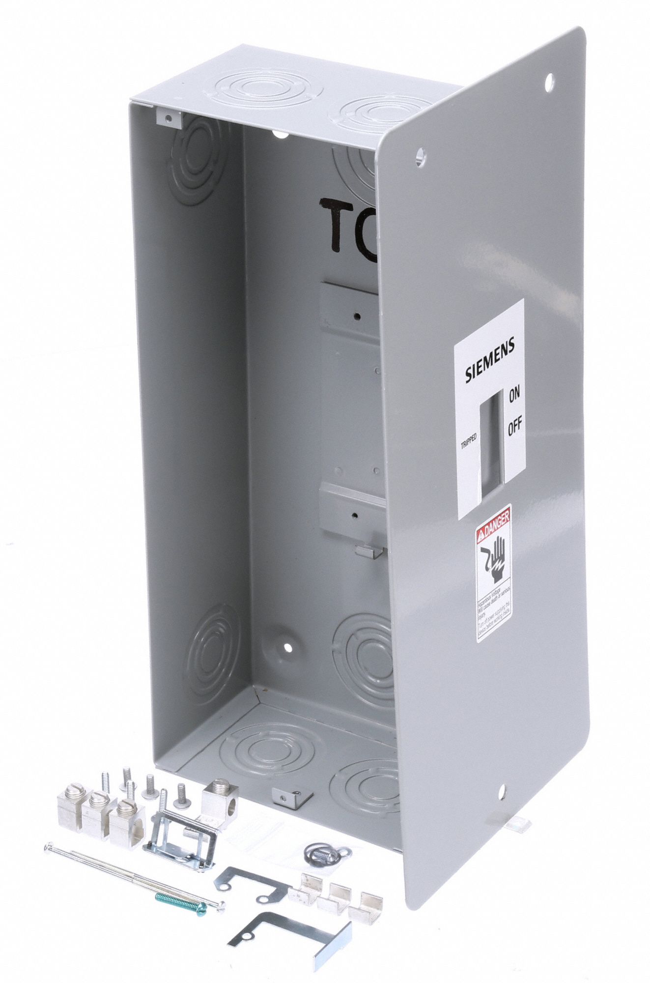 SIEMENS Circuit Breaker Enclosure 3 Spaces, 100 A Amps, Flush Mounting