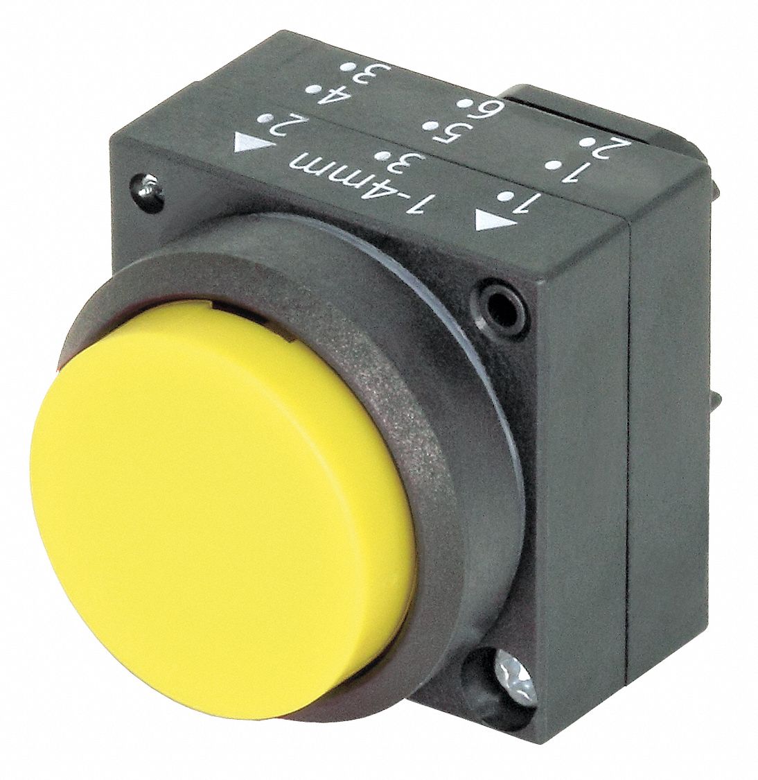 SIEMENS Push Button,22mm,Extended Button,Yellow 6FNT23SB30000BA31 Grainger