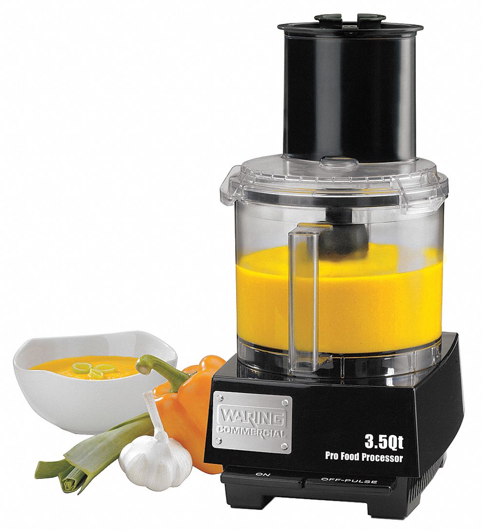 WARING COMMERCIAL 3.5 Qt Batch Bowl Food Processor, Gray 6FTH8