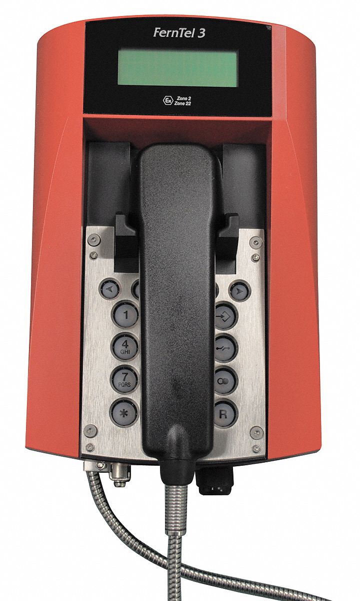Hazardous Area Telephone,Red Grainger