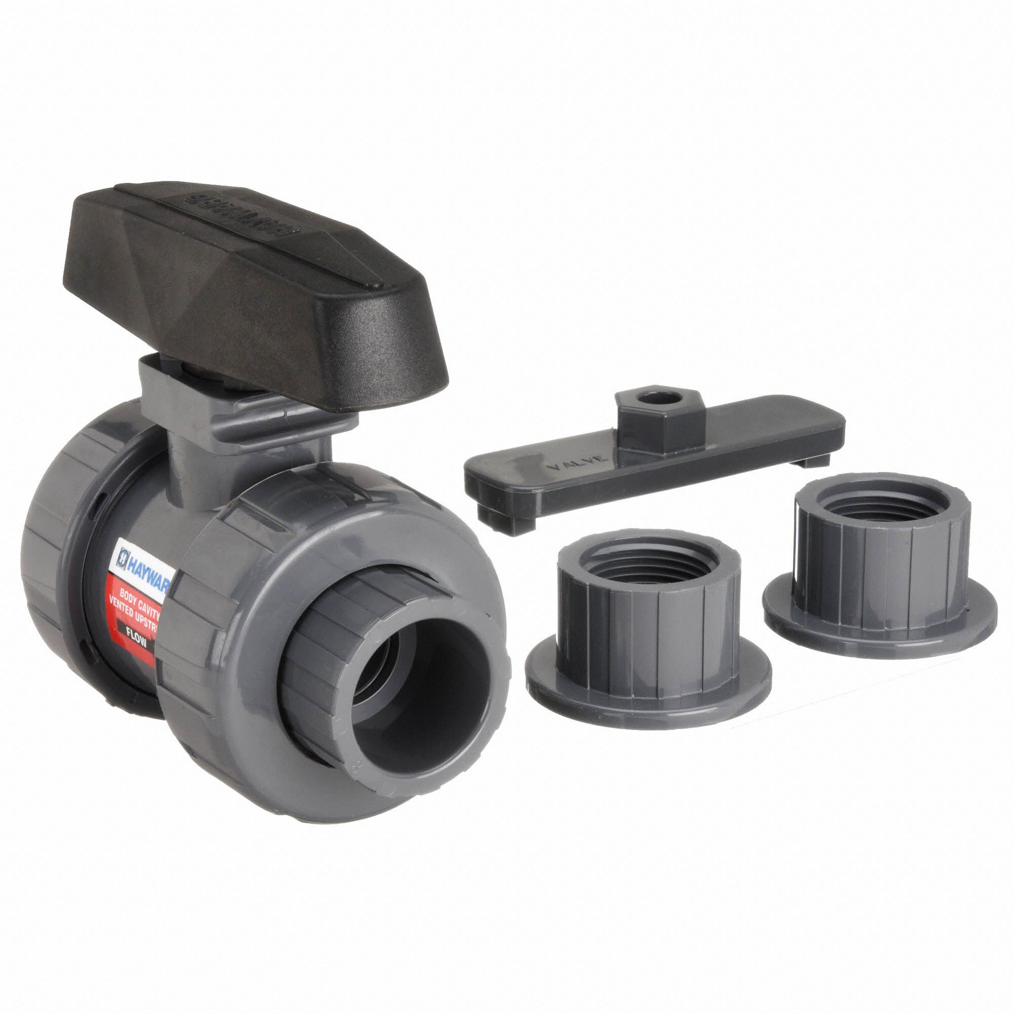 HAYWARD Ball Valve 3 in Pipe Size, Full, 235 psi CWP Max. Pressure, 34