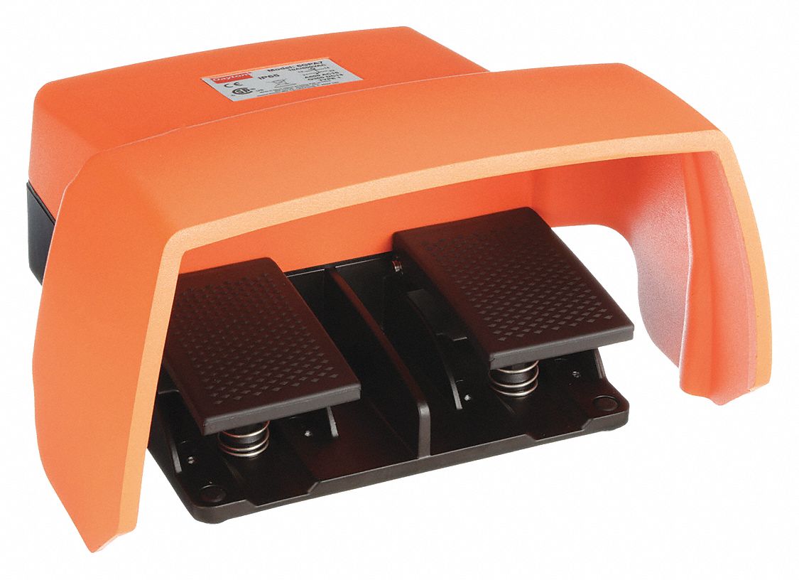 DAYTON, Momentary, (2) SPDT, Two Pedal Foot Switch - 6GPA7|6GPA7 - Grainger