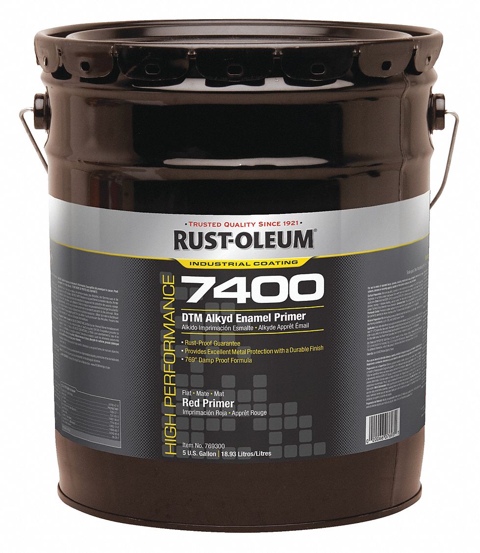 RUSTOLEUM Primer Exterior/Interior, Red, Metal/Steel, Interior