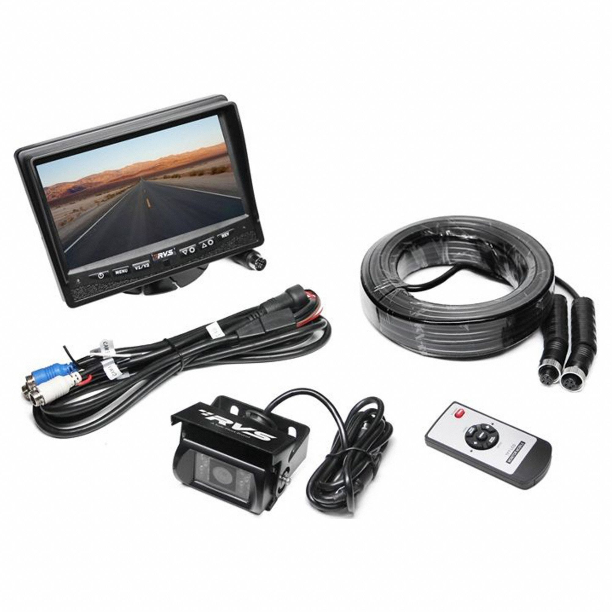 REAR VIEW SAFETY/RVS SYSTEMS, Rear View Camera System 6HCJ6RVS770613 Grainger