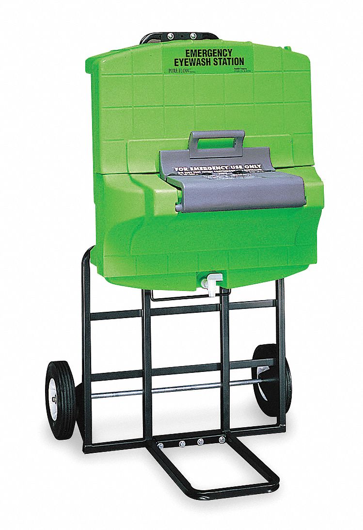 HONEYWELL Mobile Eyewash Cart, Steel, For Use With Portable Eyewash