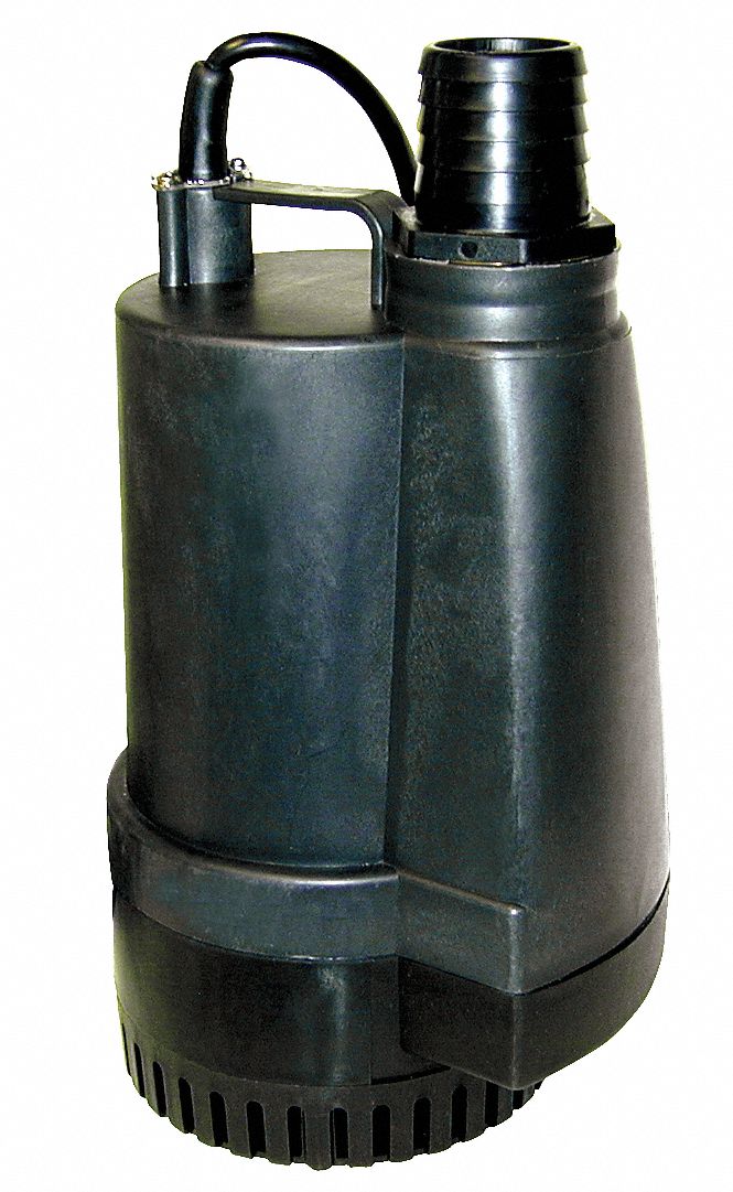 ZOELLER, 1/2 Horsepower, 55 gpm Flow Rate 5 Ft. of Head, PlugIn