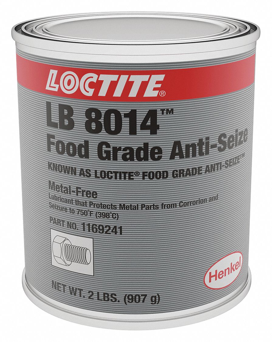 LOCTITE Food Grade AntiSeize, 32 oz, Can, NonMetallic, Paste, LB 8014