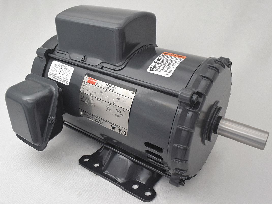 DAYTON, Open Dripproof, Rigid Base Mount, General Purpose Motor - 6K632