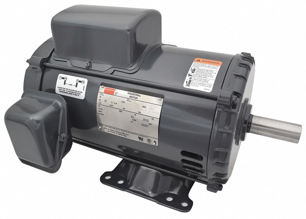 DAYTON, Open Dripproof, Rigid Base Mount, General Purpose Motor - 6K633