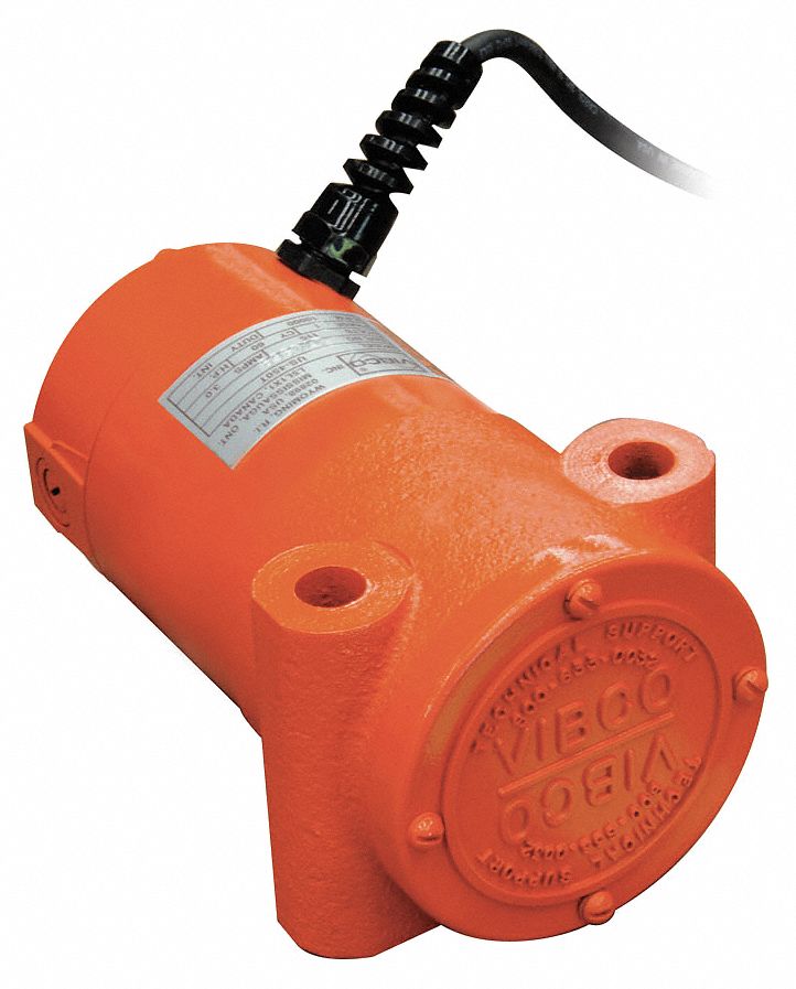 VIBCO Electric Vibrator, 22A, 12VDC, 1-Phase - 6L768|DC-450T - Grainger