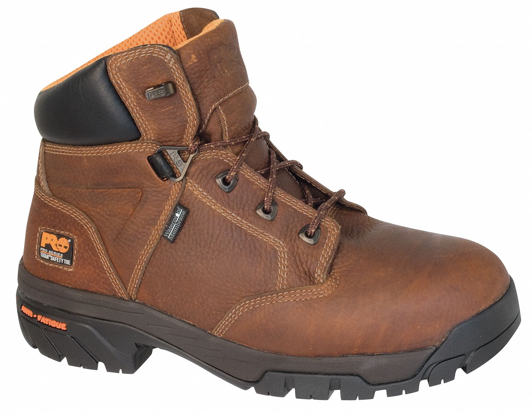 TIMBERLAND PRO 6 in Work Boot, 8, M, Men's, Brown, Alloy Toe Type, 1 PR