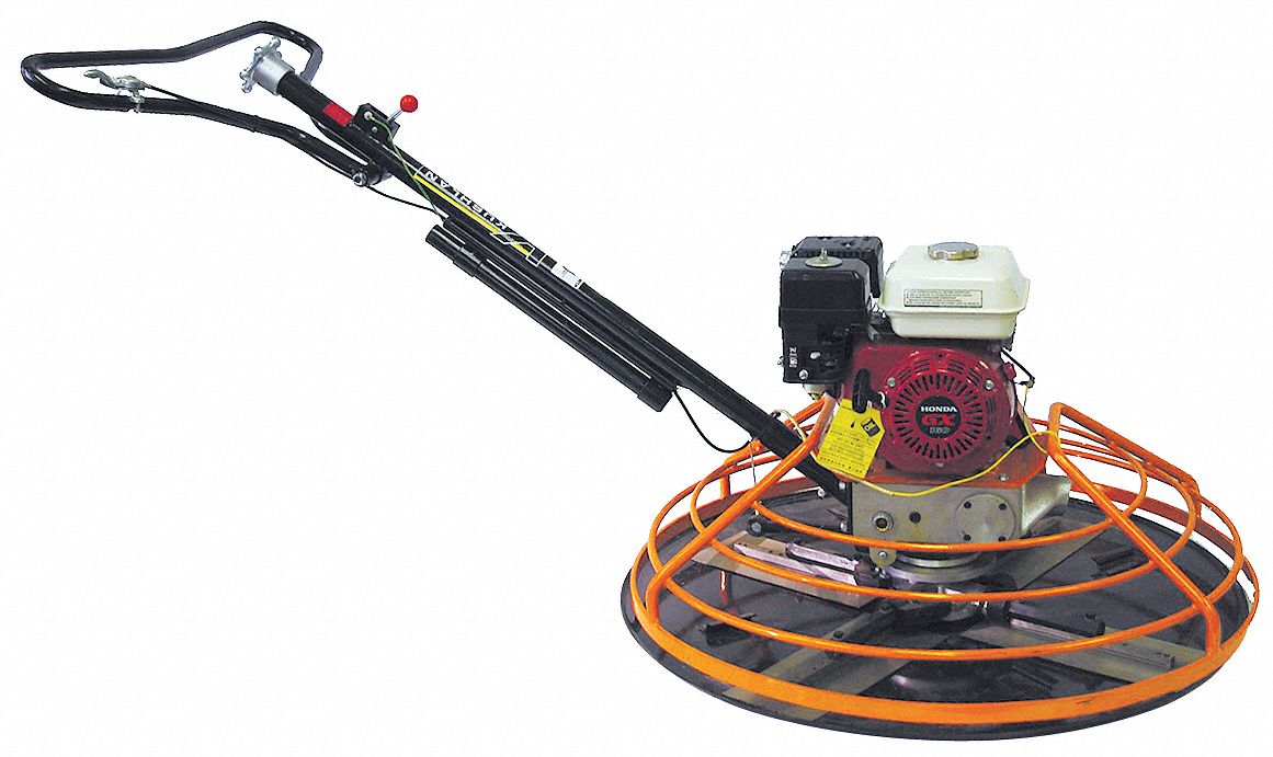 KUSHLAN PRODUCTS 36 in Power Concrete Trowel, Honda GX160, Steel