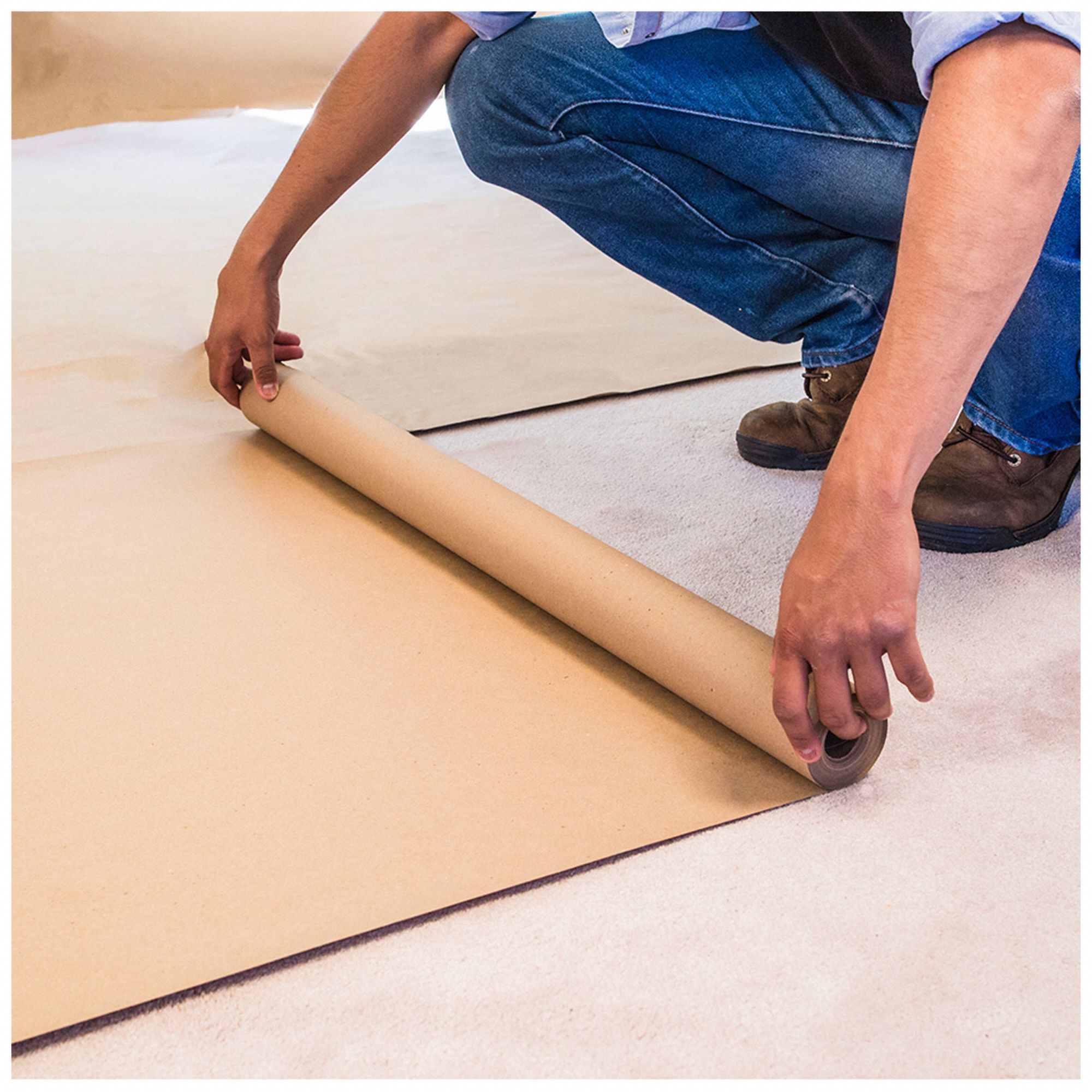 SURFACE SHIELDS Floor Protection Paper Heavy Duty, 7.5 mil Thick, 144