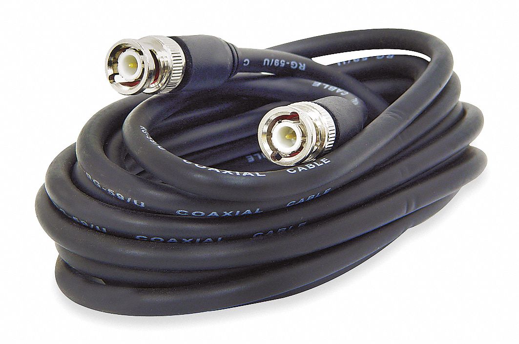 SPECO TECHNOLOGIES BNC Video Cable, 12 Ft. 6LY17BB12 Grainger