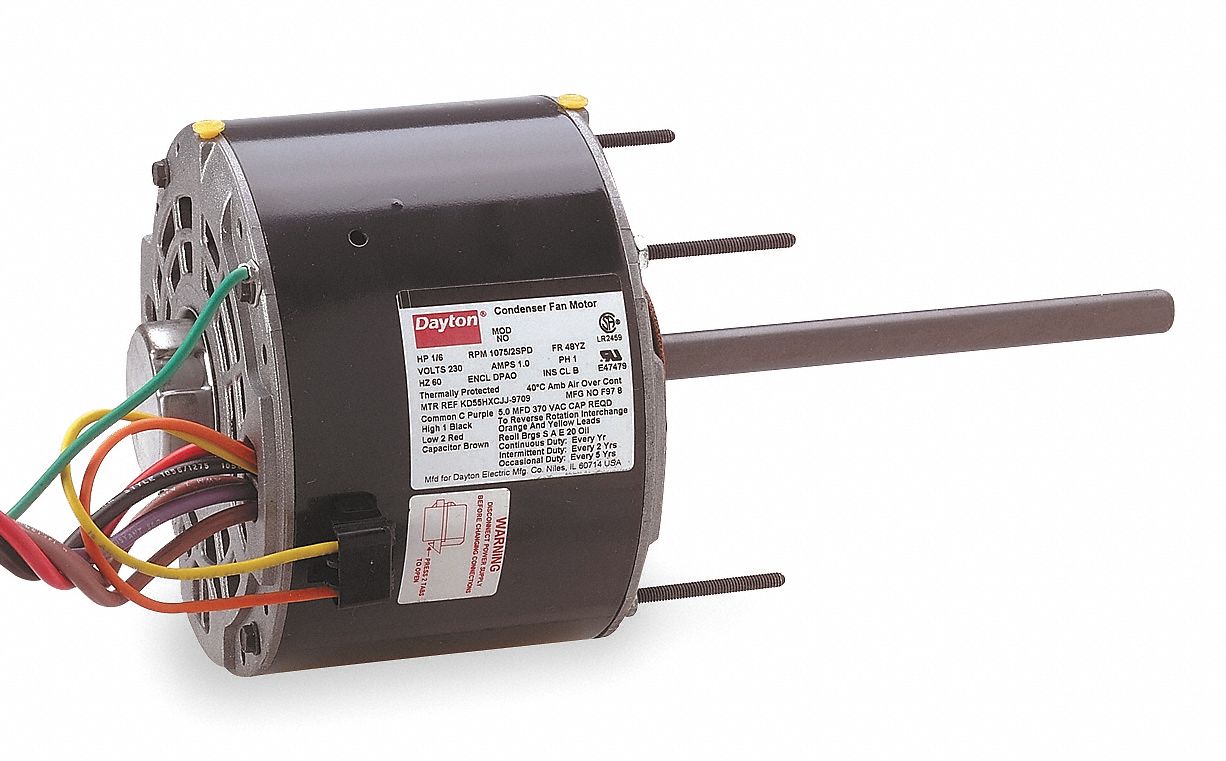 1/6 HP Cond Fan Motor Grainger