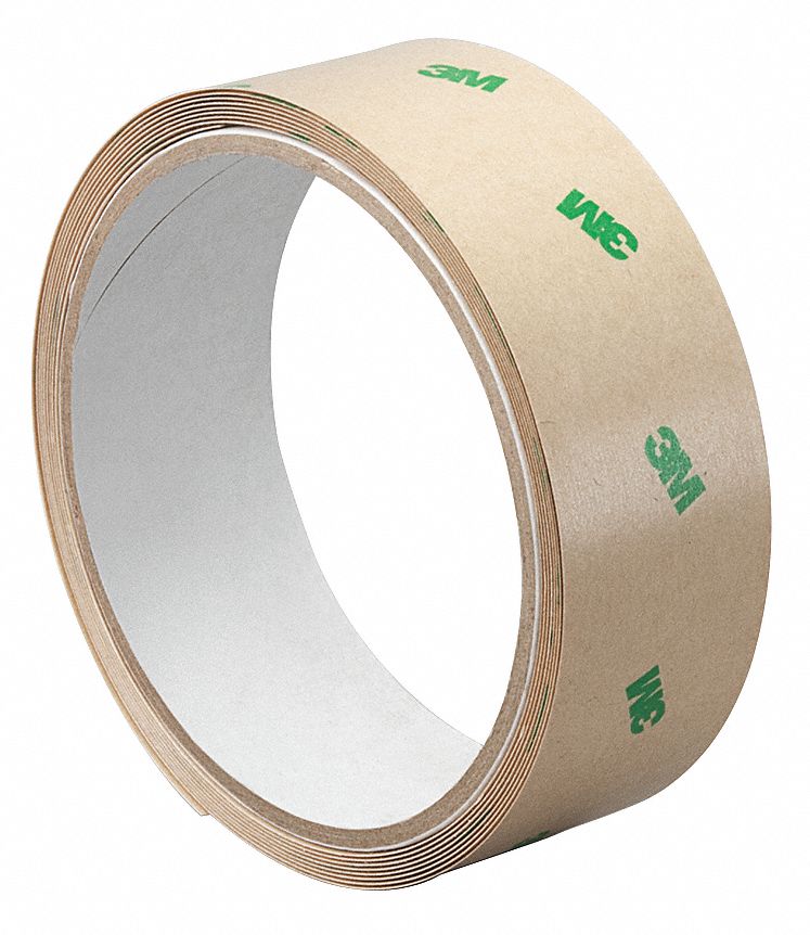 3M LoopType Reclosable Fastener with Acrylic Adhesive, White, 1 in x