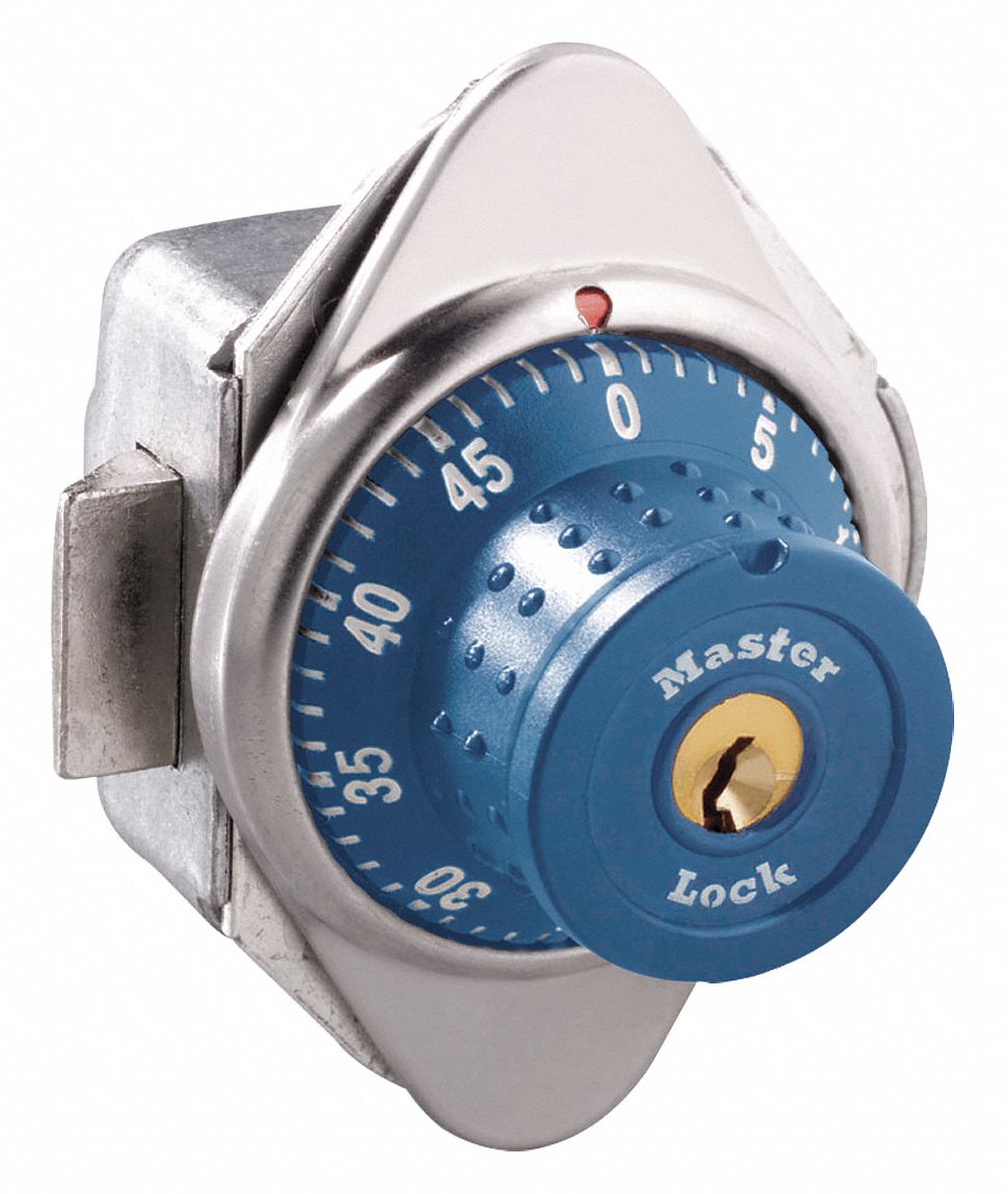 Built In Locker Lock,Automatic,Blue Grainger