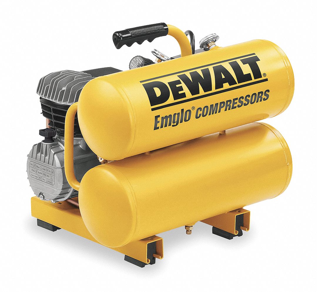 DEWALT 1.2 HP, 115 Portable Electric Air Compressor 6ML75D55153