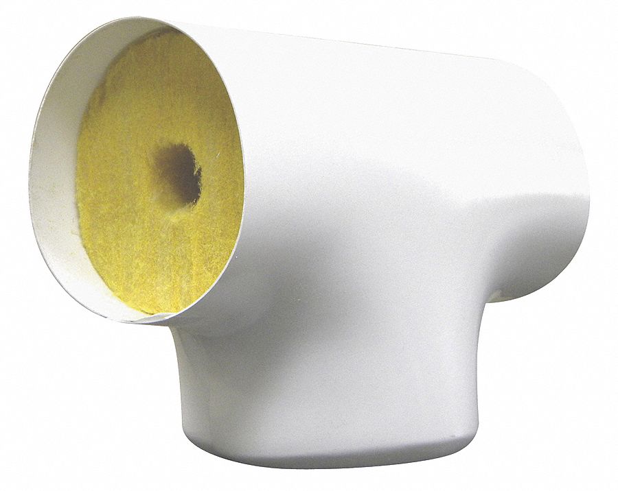 GRAINGER APPROVED 1" Thick Fiberglass Tee Pipe Fitting Insulation, 5.0