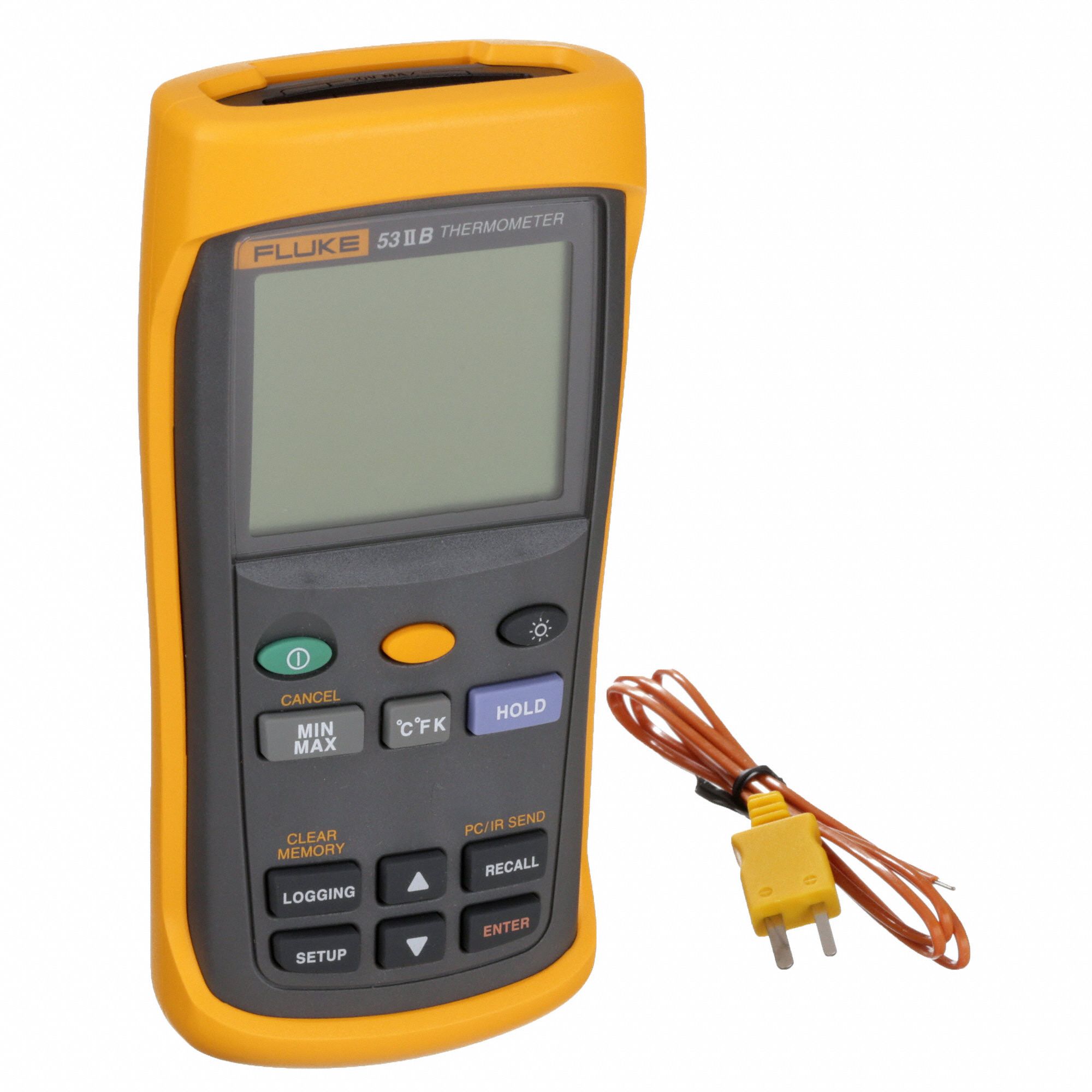 FLUKE Thermocouple Thermometer Thermocouple Temp Meter with Data Output and Min/Max