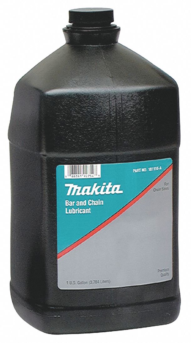 MAKITA Chainsaw Lubricant, Jug, Mineral Oil, No Additives, Not Rated