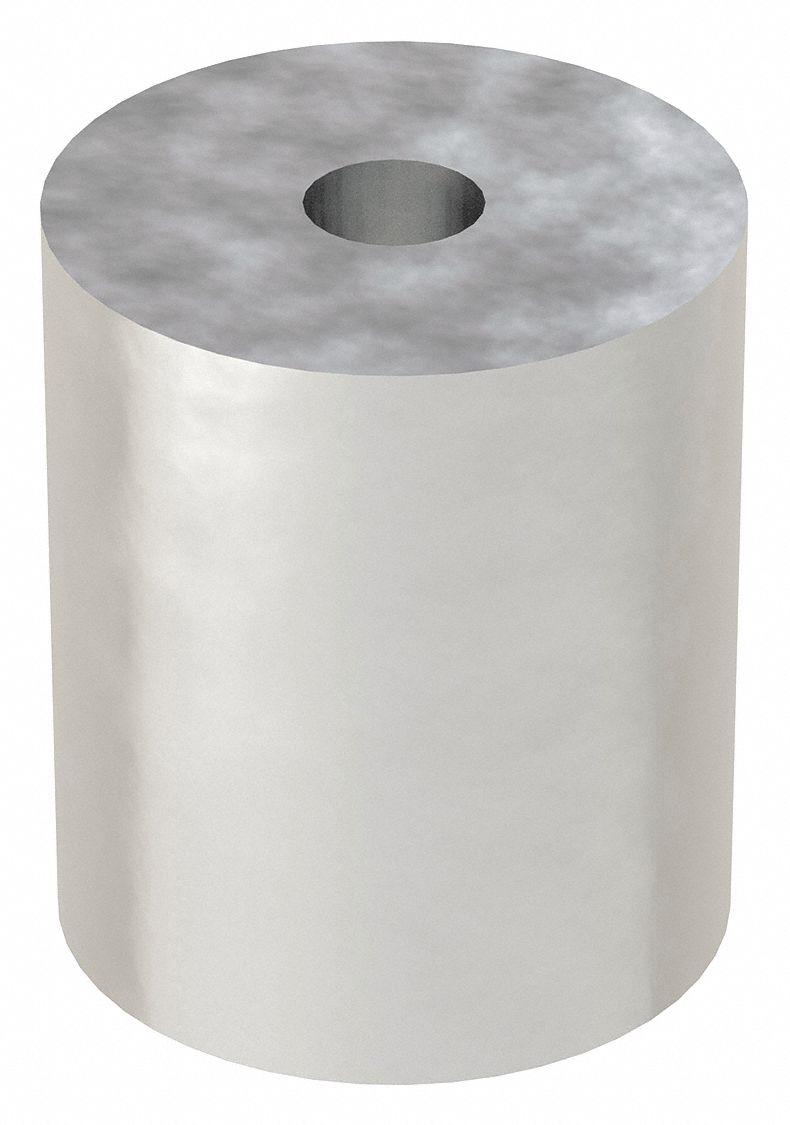 For 3/8 in Screw Size, Aluminum, Spacer - 6MYZ8|CRF120406GR - Grainger