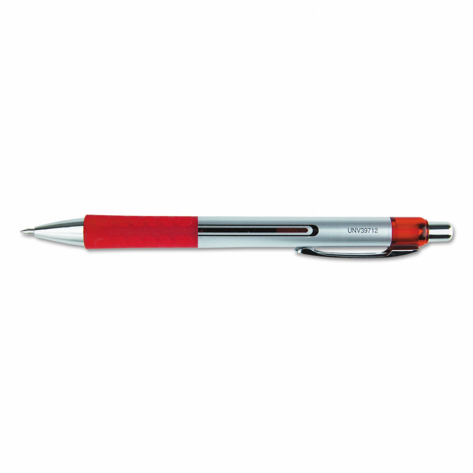 UNIVERSAL ONE Gel Pens, Red, PK12 6NEE0UNV39712 Grainger