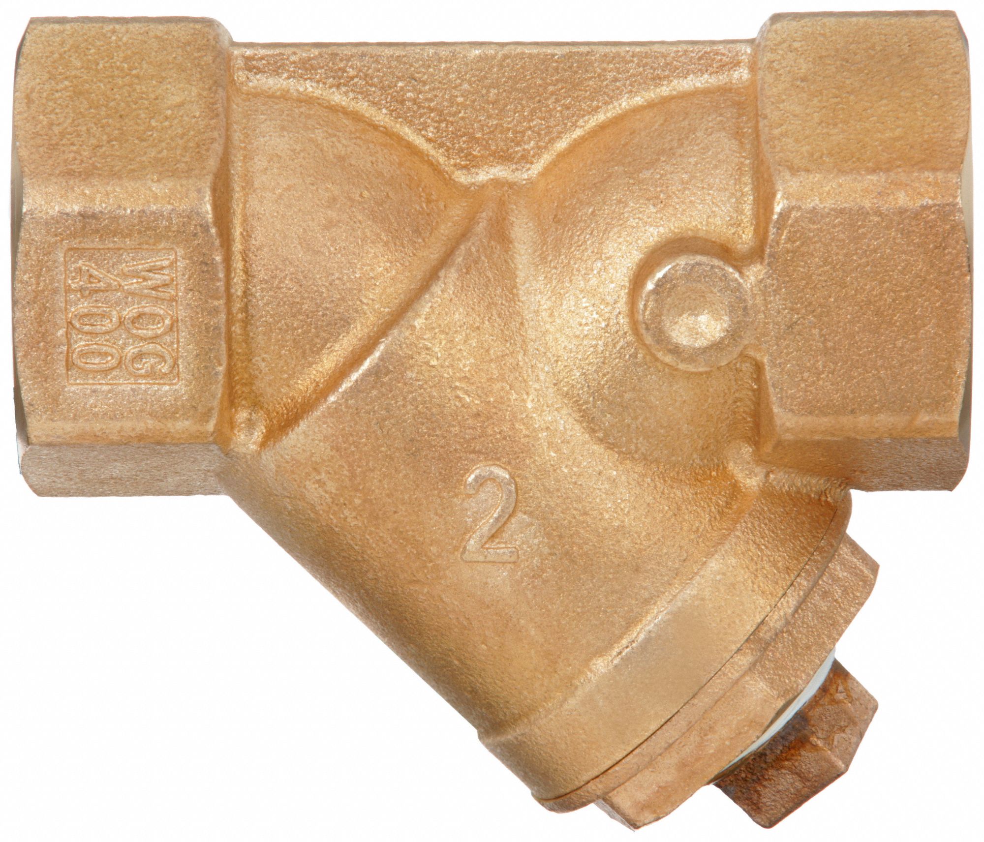 Bronze, 3 in, Y Strainer 6NPX66NPX6 Grainger