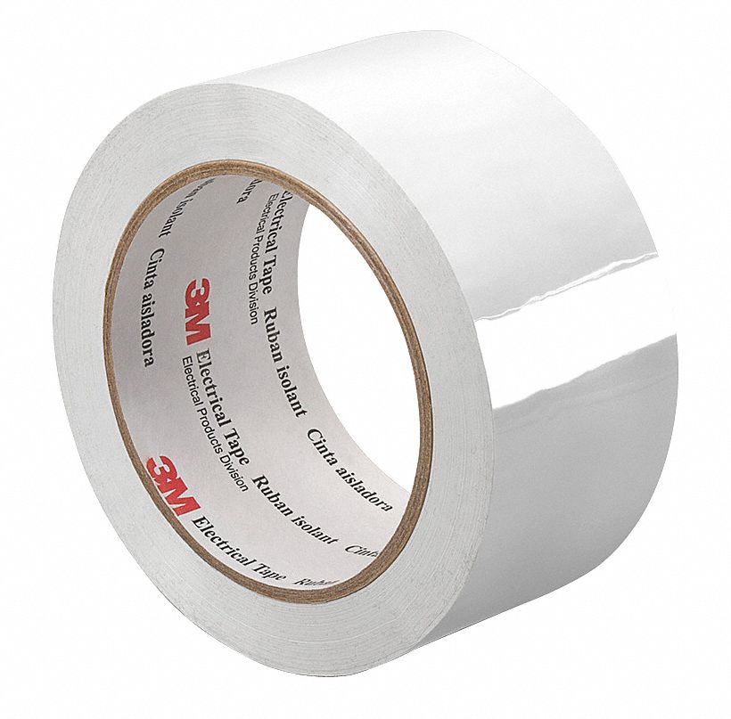 3M Polyester Electrical Tape, Acrylic Tape Adhesive, 1.0 mil Thick, 1/2