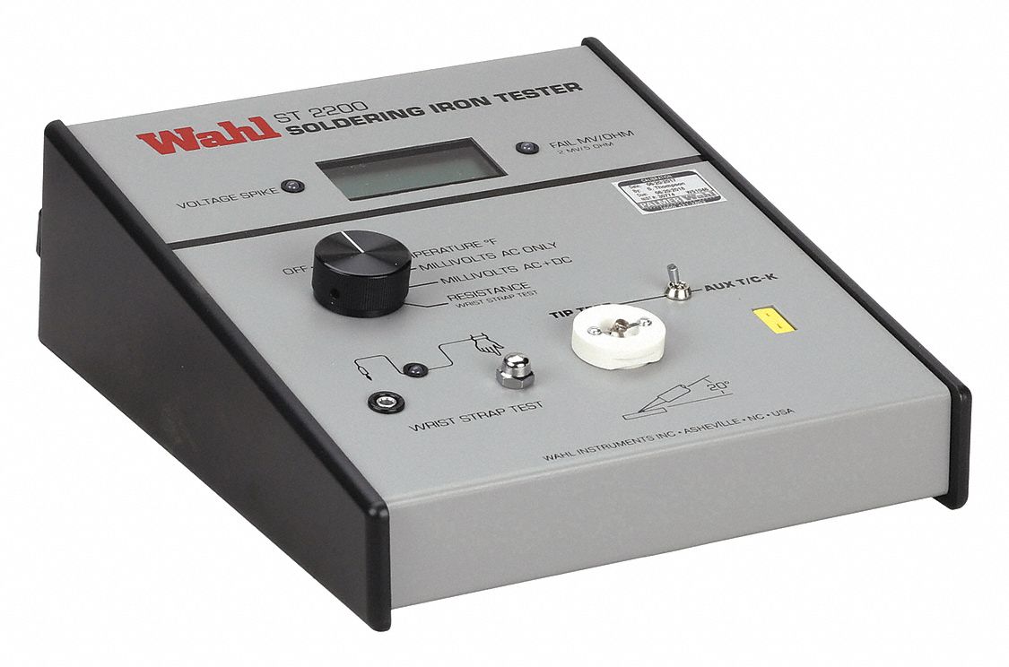 WAHL, 50°F to 1,300°F, Soldering Iron Tester 110 Volt 6PEZ8ST2200F