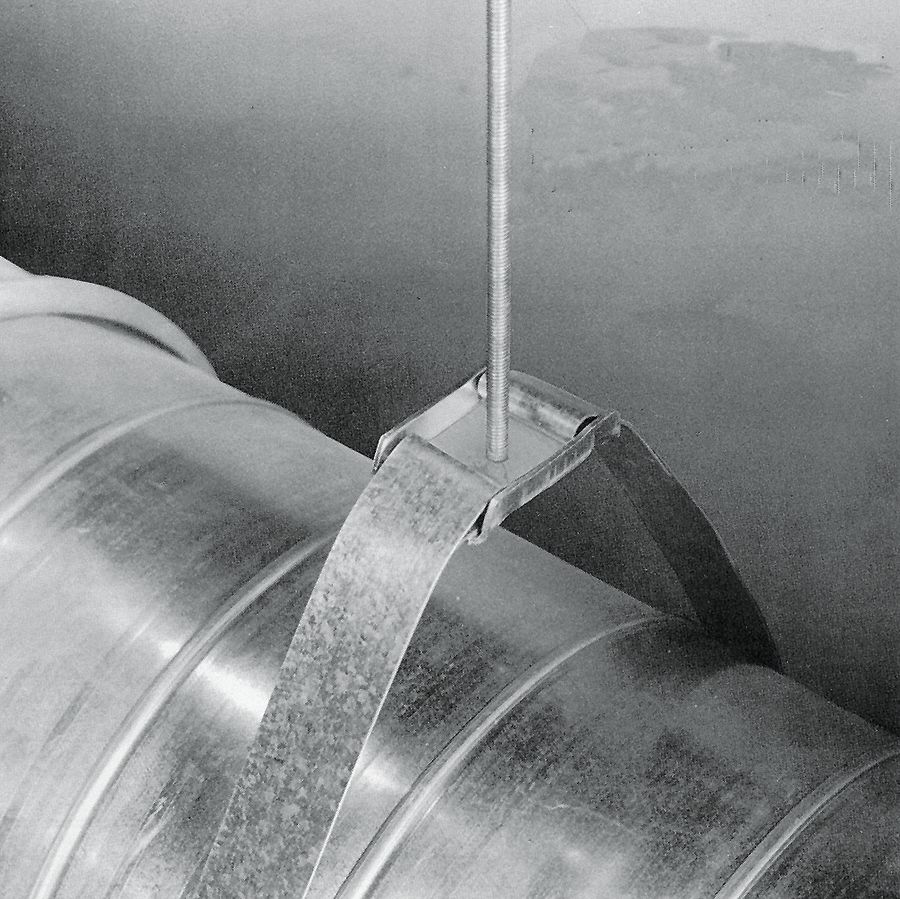 DUCTMATE Strap Hanger, Steel, PK5 6PFZ3GRDM4703GA Grainger