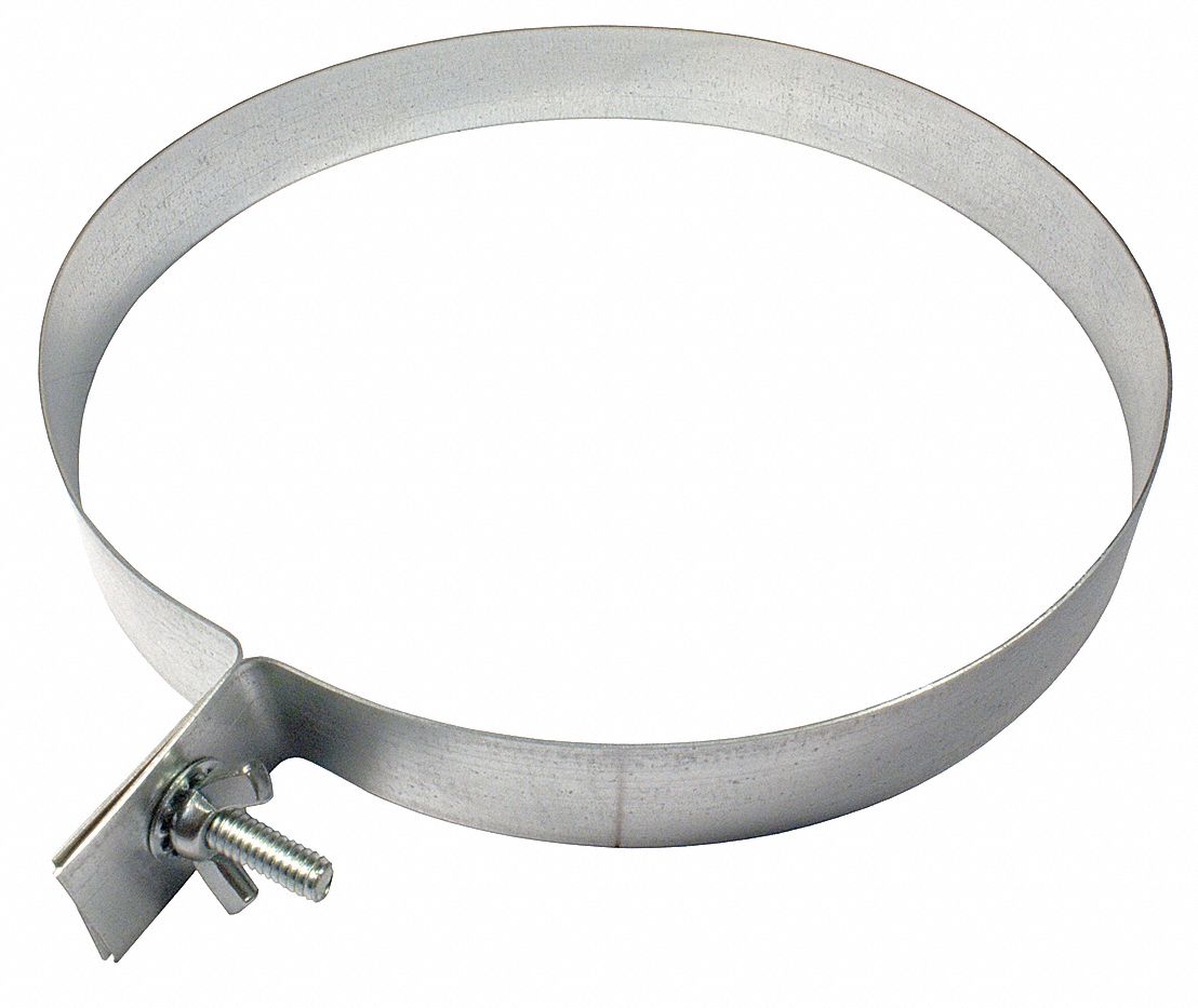 DUCTMATE Duct Hanger, Round, 8 In, 20 Gauge Steel 6PFZ8GRRDH08GA20