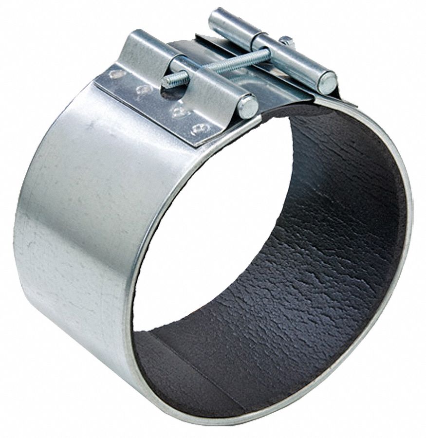 DUCTMATE Polyethylene, Steel Connector Sleeve, 6 in Duct Fitting